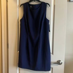 Navy blue business dress, new with tags